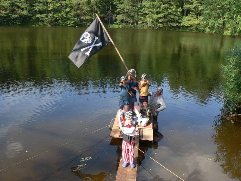 děti pirátský a cyklo tábor červenec 2013 113